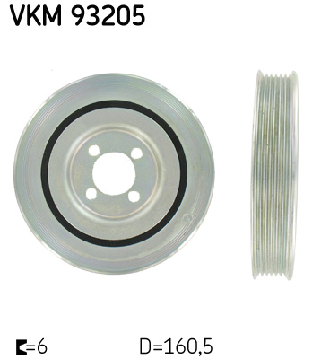 Puleggia cinghia, Albero a gomiti - VKM 93205 SKF